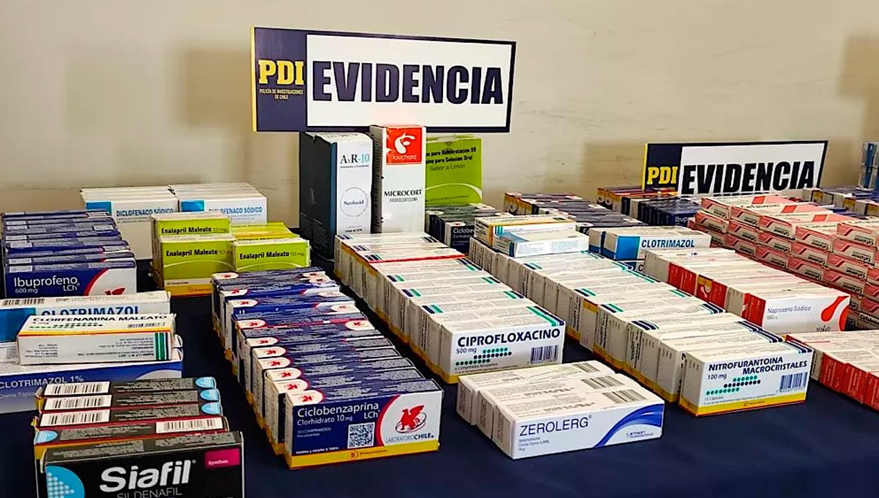 /temuco-pdi-incauta-miles-de-dosis-de-medicamentos-que-se-vendian-ilegalmente