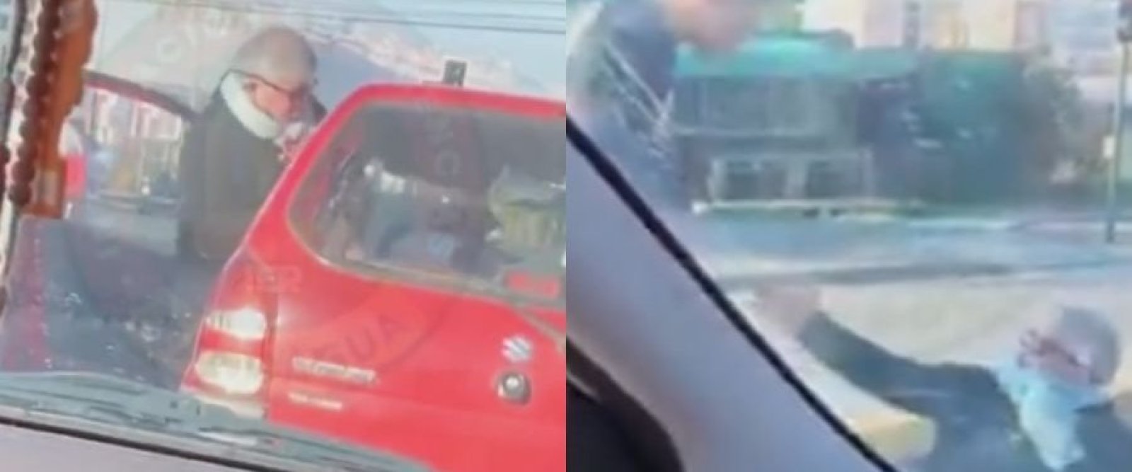 VIDEO: Violencia vial en Rancagua mostró la hipocresía del agresor