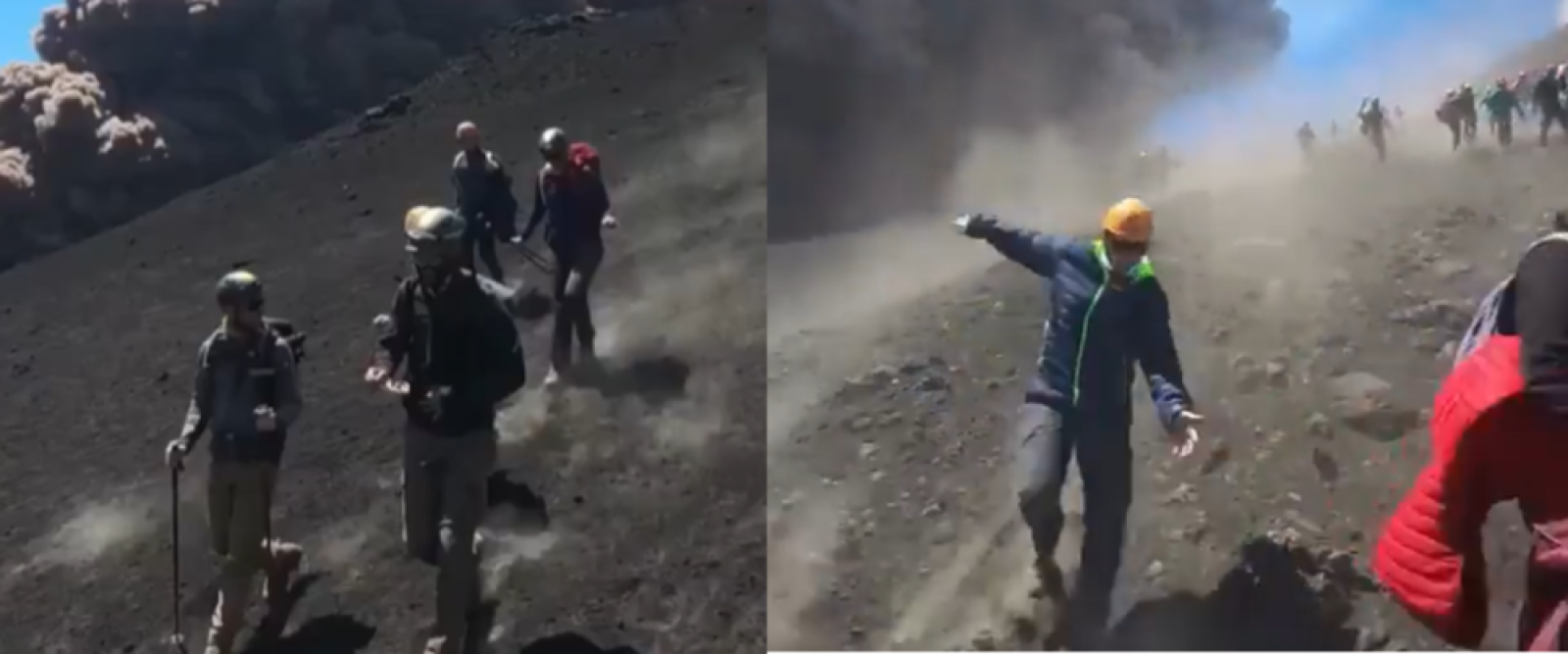 Terror en Sicilia: Turistas huyen mientras volcán Etna estalla