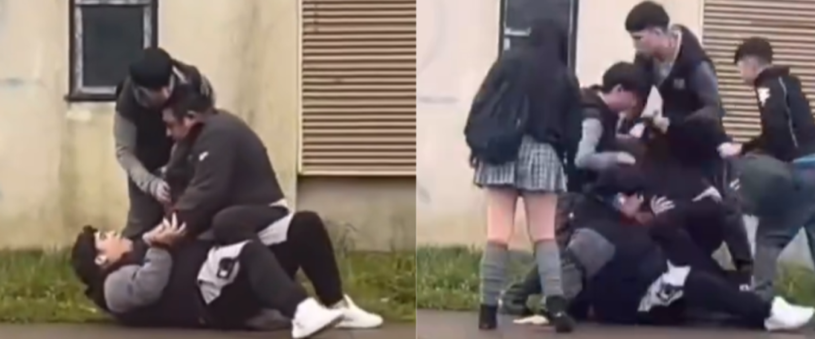 Chofer golpea a estudiante por no llevar pase escolar y jóvenes salen en su defensa